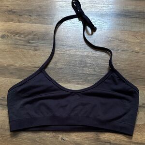 Gymshark Cage Seamless Halterneck- navy